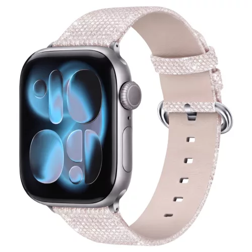 Világos rózsaszín Glimmer Apple Watch szíj