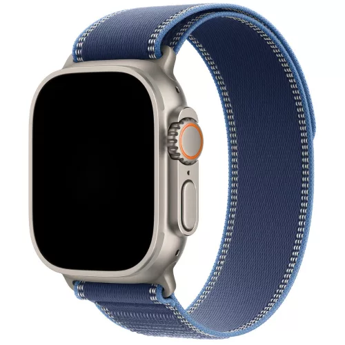 Apple Watch kék-élénkkék terep szíj titánszürke csatlakozóval