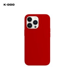   KZDOO piros MagSafe kompatibilis iPhone 13 Pro Max szilikon tok