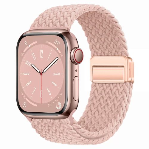 Apple Watch púderrózsaszín fonott szíj