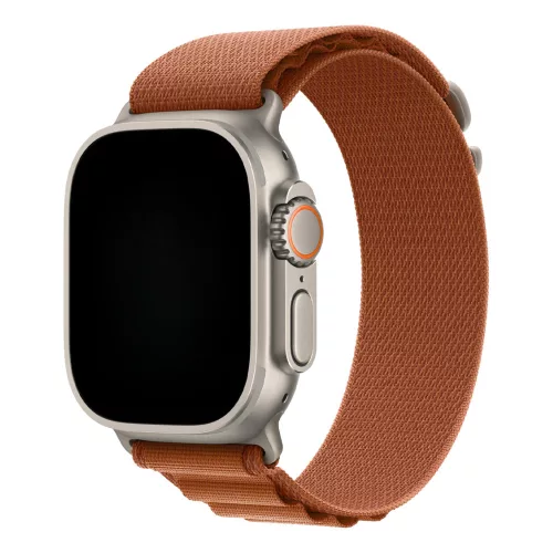 Apple Watch terrakotta alpesi szíj titánszürke csattal