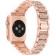 Apple Watch rosegold diamond fémszíj