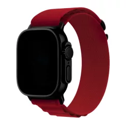 Apple Watch piros alpesi szíj fekete csattal