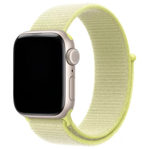 Apple Watch neonsárga szövetszíj