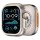 Apple Watch TitanShield Ultra fém védőkeret 49mm – natúr titán