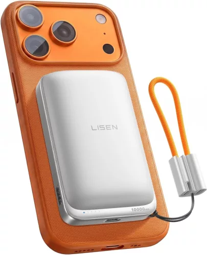 MagPower Qi2.2 25W mágneses PowerBank (10000mAh) 65W USB-C gyorstöltéssel - Fehér