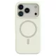 Antik fehér MagSafe kompatibilis iPhone 17 Pro / iPhone 18 Pro szilikon tok