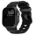 SteelActive Sport fekete Apple Watch szilikon szíj fekete csattal
