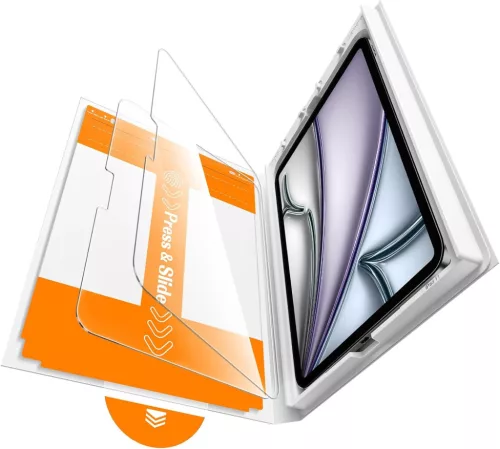 Applikátoros iPad üvegfólia szett - 2 db üvegfólia + 1 db applikátor (iPad Air 11" M4, M3, M2 2026/2025/2024)