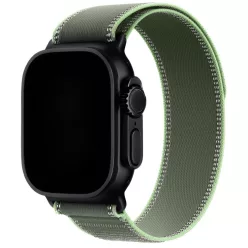   Apple Watch zöld-élénk neonzöld terep szíj fekete csatlakozóval