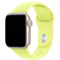 Apple Watch neonsárga szilikon szíj