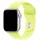 Apple Watch neonsárga szilikon szíj