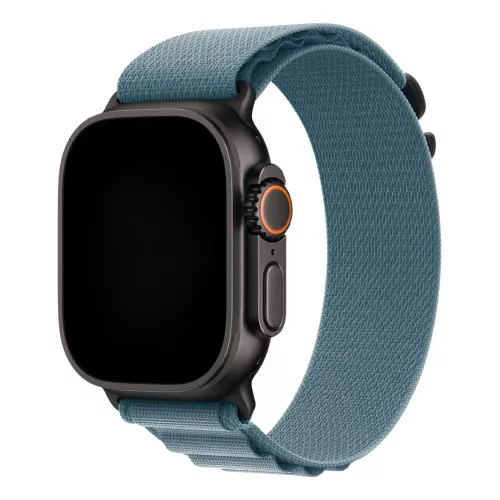 Apple Watch világoskék alpesi szíj fekete csattal