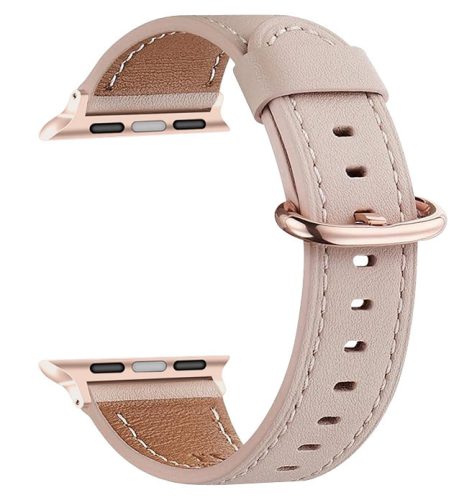 Apple Watch púderrózsaszín bőrszíj