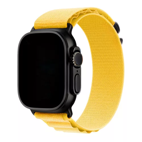 Apple Watch sárga alpesi szíj fekete csattal