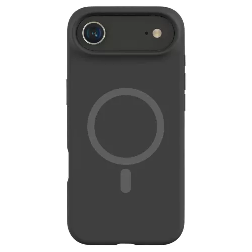 Fekete MagSafe kompatibilis iPhone Air szilikon tok