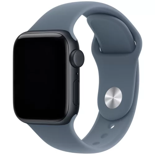 Apple Watch acélkék szilikon szíj