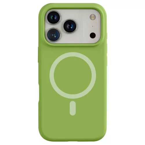 Zöld MagSafe kompatibilis iPhone 17 Pro Max / iPhone 18 Pro Max szilikon tok
