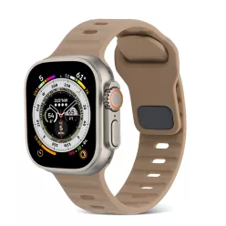 Apple Watch barna szilikon sportpánt
