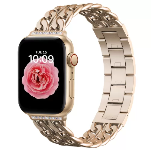 Apple Watch champagne brilliance köves fémszíj
