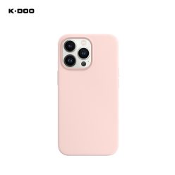   KZDOO krétarózsaszín MagSafe kompatibilis iPhone 13 Pro Max szilikon tok