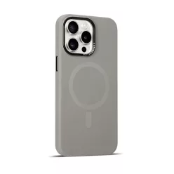   Titánszürke MagSafe kompatibilis iPhone 16 Pro Max szilikon tok