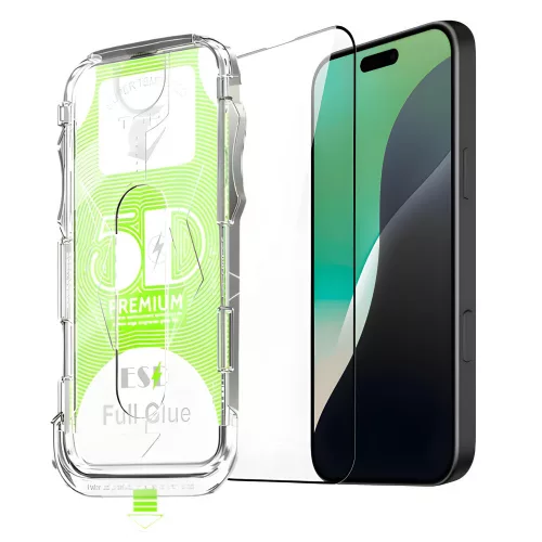 Magic Glass Box iPhone 17 Pro 5D üvegfólia applikátorral - Clear / Átlátszó