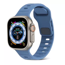 Apple Watch kék szilikon sportpánt