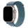 Apple Watch világoskék alpesi szíj titánszürke csattal