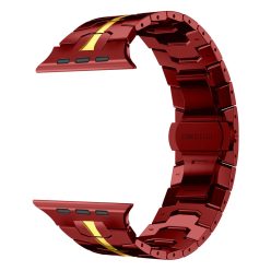 Apple Watch piros-arany armor fémszíj
