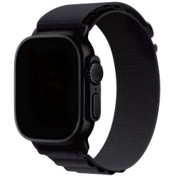 Apple Watch fekete alpesi szíj fekete csattal