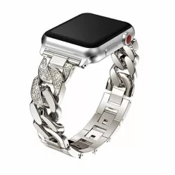 Apple Watch csillagfény crystal fémszíj