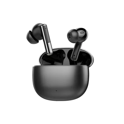 WiWU T33 ANC Pro Bluetooth fülhallgató, 42 dB hibrid aktív zajszűréssel és 40 órás üzemidővel - fekete