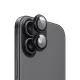 Armor kameralencse és kamerasziget védő iPhone 17 (6.3") – alumínium + üveg (fekete)