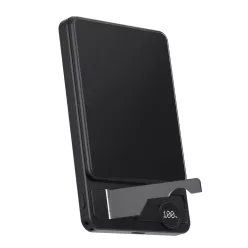   F15 mágneses PowerBank 10 000 mAh – iPhone, Apple Watch és AirPods készülékekhez, fekete
