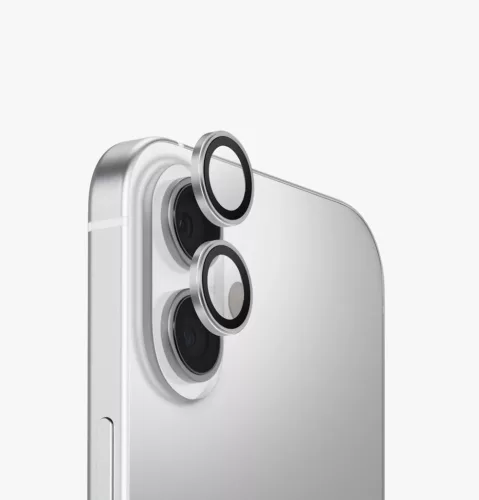 Fehér kameravédő lencse applikátorral - iPhone 17
