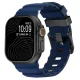SteelActive Sport sötétkék Apple Watch szilikon szíj fekete csattal