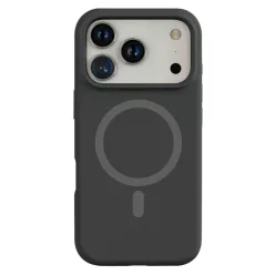   Fekete MagSafe kompatibilis iPhone 17 Pro Max / iPhone 18 Pro Max szilikon tok