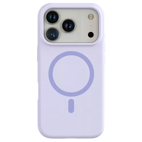 Lila MagSafe kompatibilis iPhone 17 Pro Max / iPhone 18 Pro Max szilikon tok
