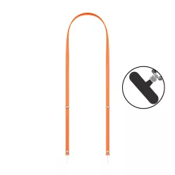   Crossbody telefontartó pánt – állítható, mágneses, univerzális (narancssárga)