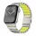 Magnetix titánszürke-zöld Apple Watch fémszíj (mágneses csattal)