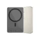 W36 10000mAh MagSafe kompatibilis PowerBank, titánszürke színű