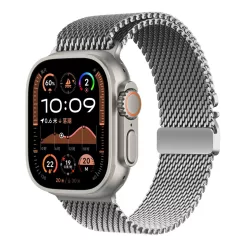 Apple Watch titánszürke milánói szíj (Ultra stílusú)