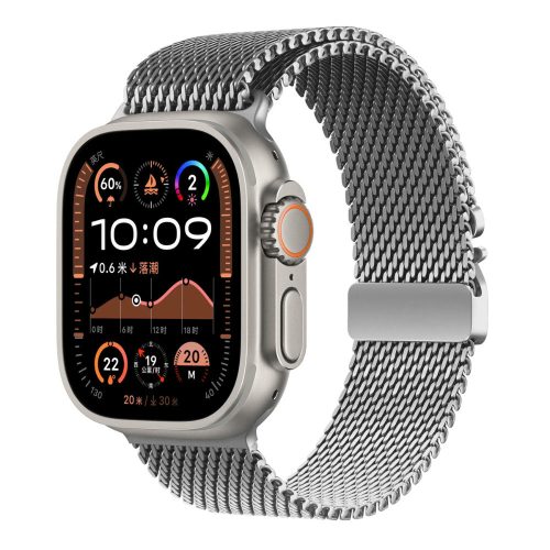 Apple Watch titánszürke milánói szíj 42(Series 1/2/3)/44/45/46/49MM 