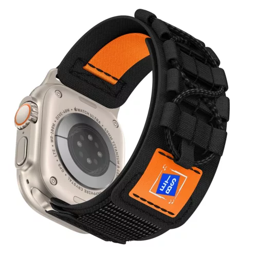 Apple Watch fekete tactical szövet szíj