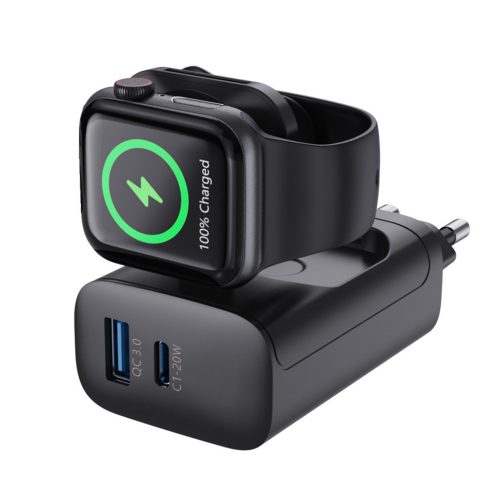 23W 2 portos hálózati adapter + Apple Watch töltő
