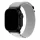 Apple Watch világos szürke alpesi szíj fekete csattal