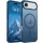 Frosted sötétkék iPhone 17 Air MagSafe tok