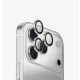 Ezüst kameravédő lencse applikátorral - iPhone 17 Pro / iPhone 17 Pro Max