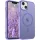 Frosted lila iPhone 14 Plus MagSafe tok